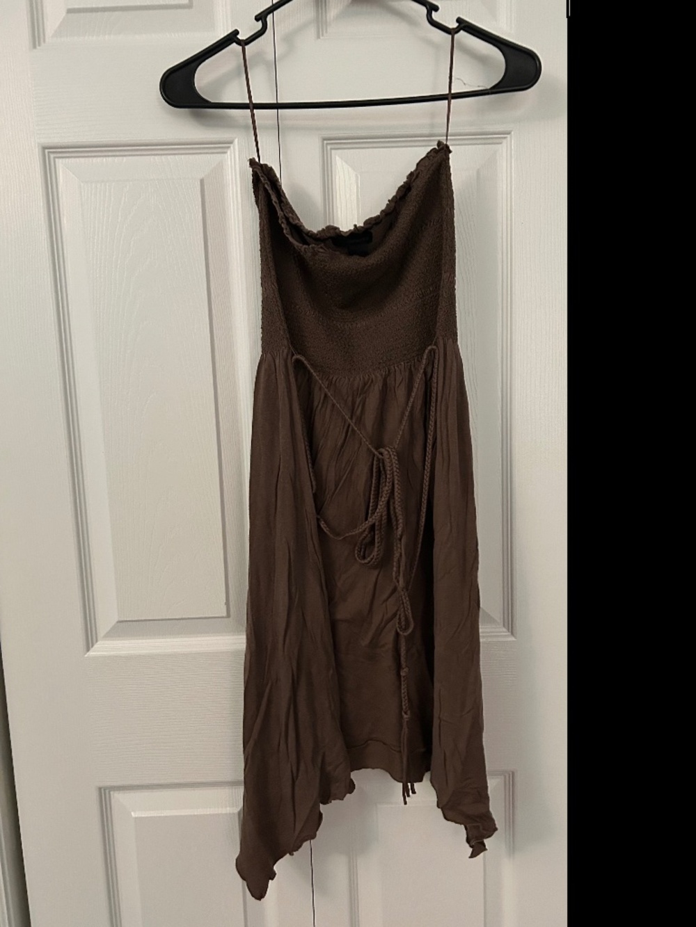 Express Brown Strapless Dress - Medium